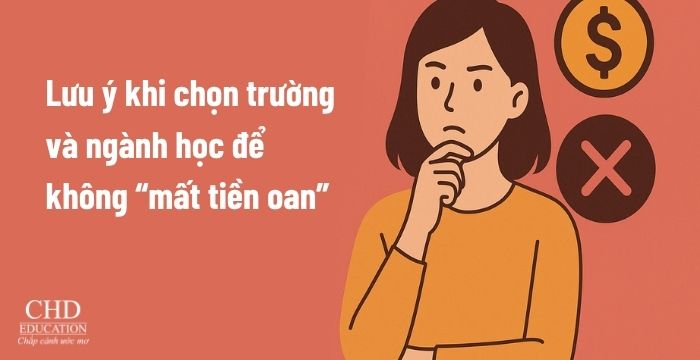 Lưu ý khi chọn trường và ngành học để không “mất tiền oan”