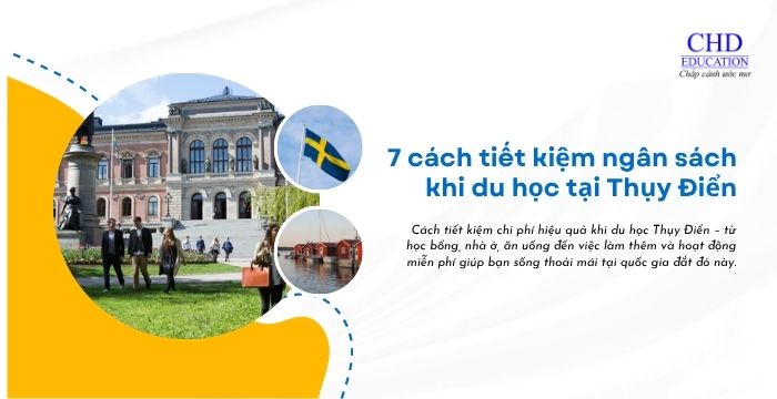 tiết kiệm ngân sách khi du học Thụy Điển