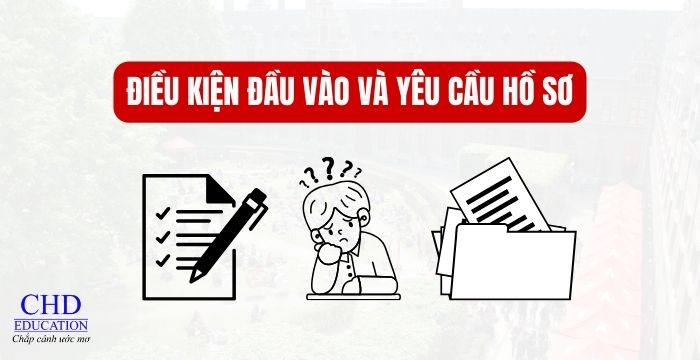 Điều kiện đầu vào và yêu cầu hồ sơ