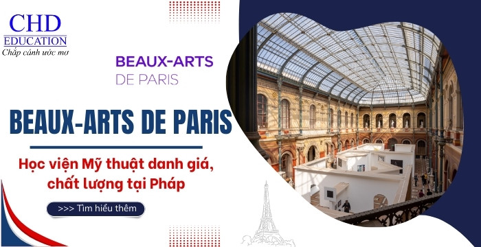 khám phá trường Mỹ thuật Beaux-Arts de Paris Pháp