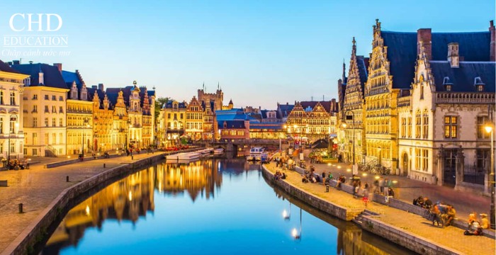 du học đại học Bỉ bằng tiếng Anh