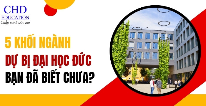 5 khối dự bị đại học Đức theo ngành học