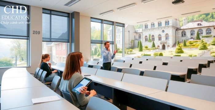 học tại Danube Krems Áo