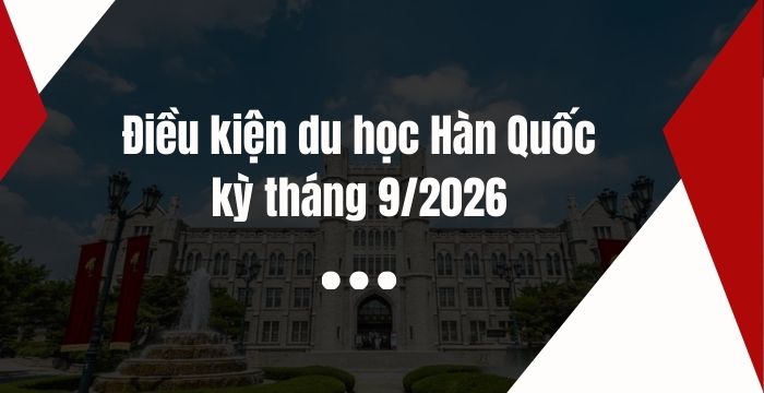 điều kiện du học hàn quốc