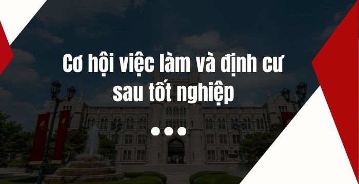 Cơ hội việc làm khi du học hàn quốc