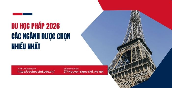 CÁC NGÀNH ĐƯỢC LỰA CHỌN NHIỀU NHẤT KHI DU HỌC PHÁP