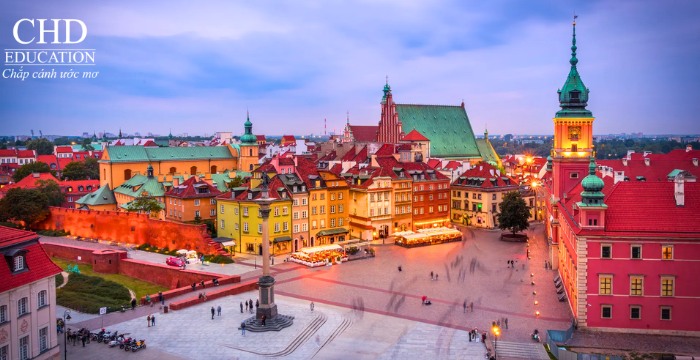 khám phá phố cổ warsaw