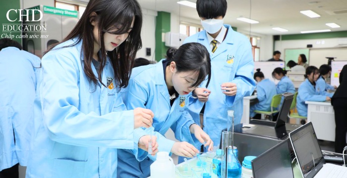 học tại Đại học Shinhan Hàn Quốc