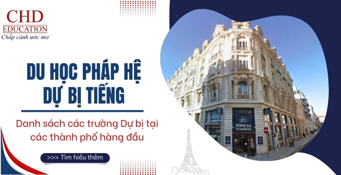 các trường dự bị tiếng tại các thành phố hàng đầu nước Pháp