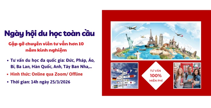 ngày hội tư vấn du học toàn cầu tại CHD