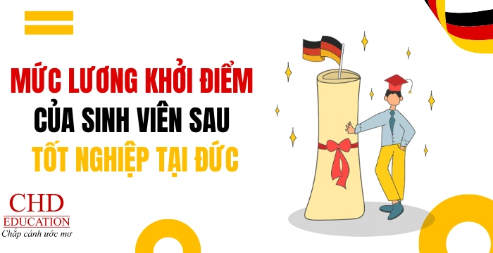 mức lương khởi điểm sau tốt nghiệp tại Đức