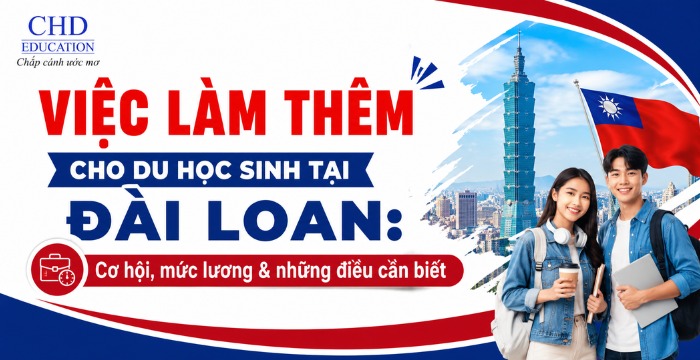 việc làm thêm cho du học sinh Đài Loan