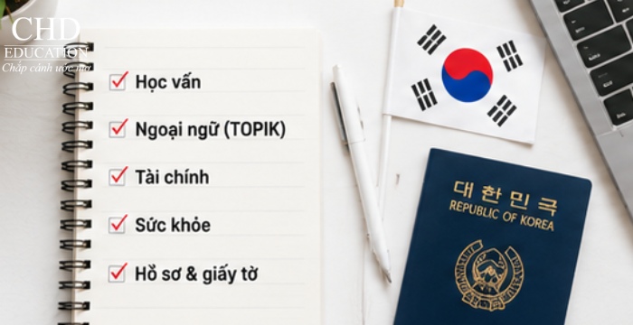 điều kiện chung để du học Hàn