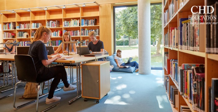 thư viện của Đại học Leuphana Lüneburg 