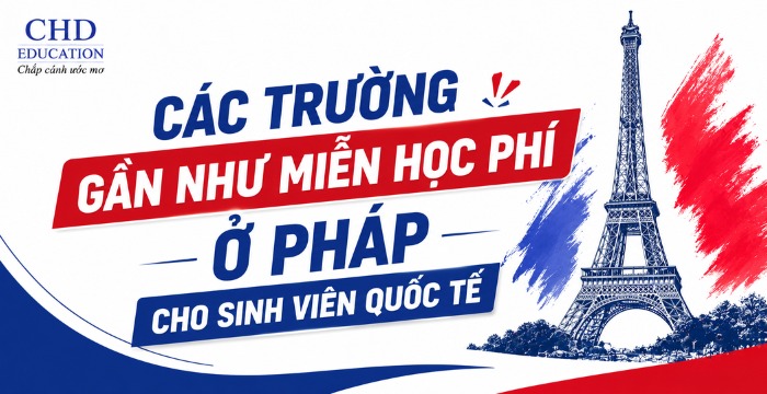 các trường công gần như miễn học phí ở Pháp