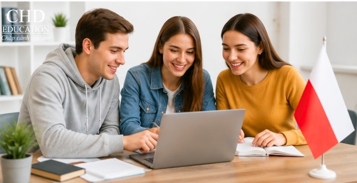 du học sinh học tập tại Ba Lan