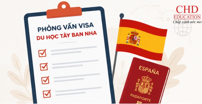 phỏng vấn xin visa du học Tây Ban Nha có khó không