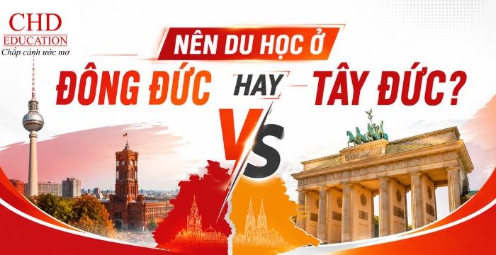 du học Đức nên chọn Đông Đức hay Tây Đức