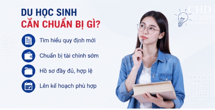 du học sinh cần chuẩn bị gì khi pháp tăng mức chứng minh tài chính