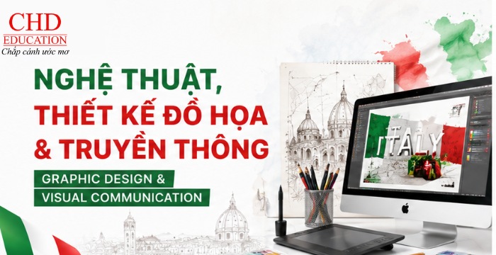 du học Ý ngành Nghệ thuật, Thiết kế Đồ họa và Truyền thông 