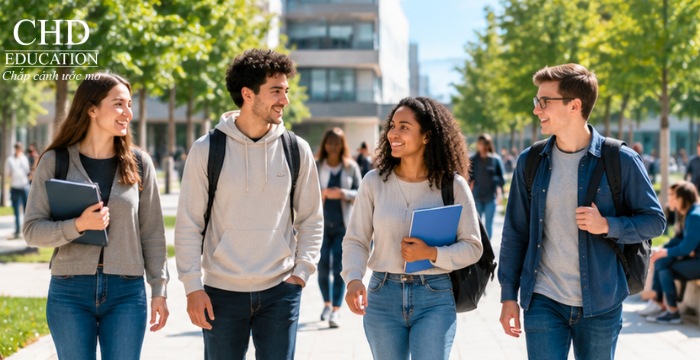 sinh viên tại Đại học Avignon Pháp