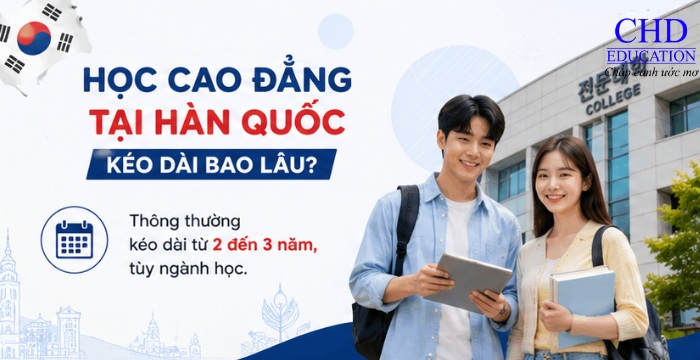 Học cao đẳng tại Hàn kéo dài bao lâu?