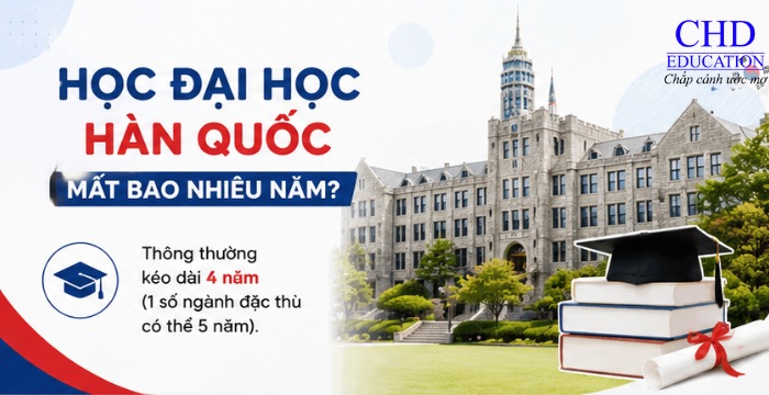 học đại học ở Hàn Quốc mất mấy năm