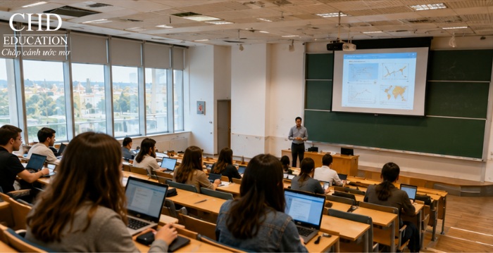 học tại Đại học Cantabria TBN
