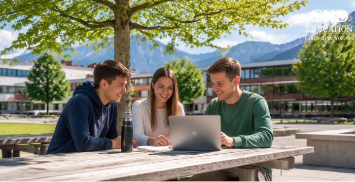 sinh viên tại Đại học KHUD Rosenheim