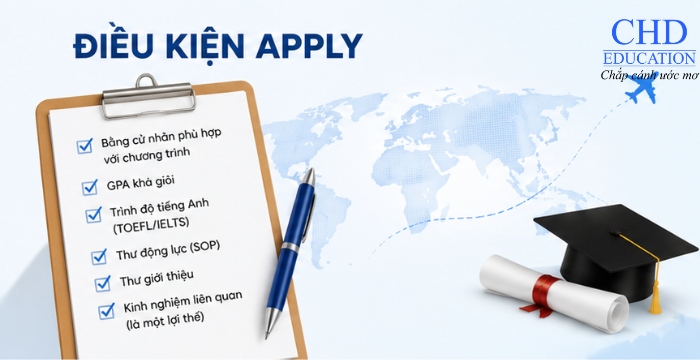 điều kiện xin học bổng Erasmus Mundus