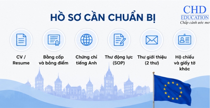 hồ sơ xin học bổng Erasmus Mundus