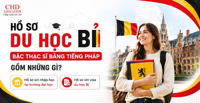hồ sơ du học bỉ bậc thạc sĩ bằng tiếng pháp