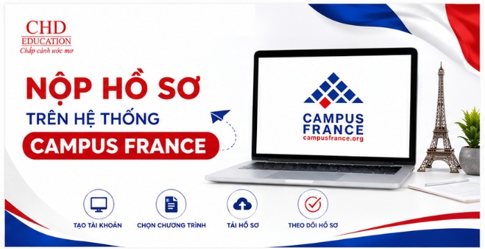 Nộp hồ sơ trên hệ thống Campus France