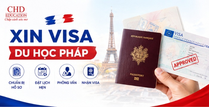 xin visa du học Pháp