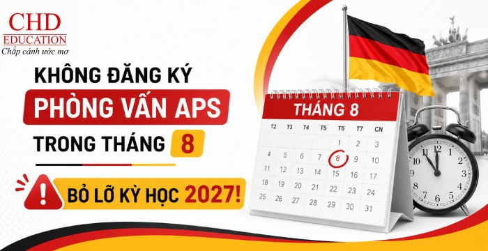 làm APS muộn bỏ lỡ kỳ thạc sĩ Đức