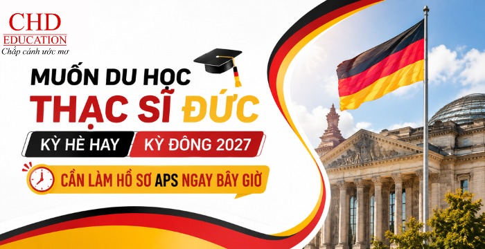 du học thạc sĩ đức 2027 cần làm hồ sơ ngay