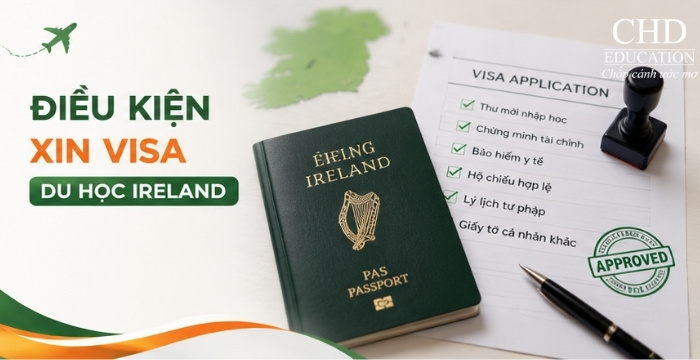 điều kiện về visa du học ireland