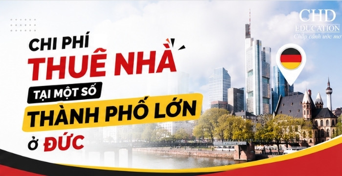 chi phí thuê nhà tại một số thành phố lớn ở Đức