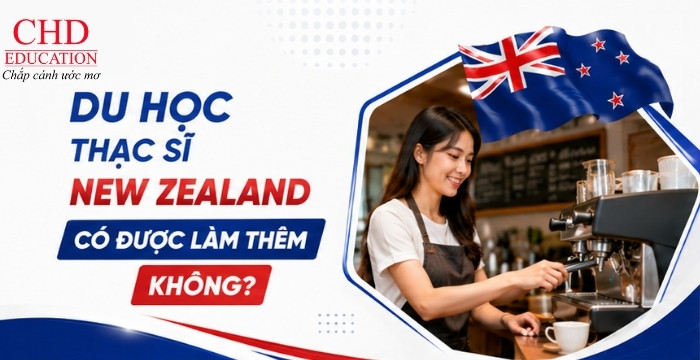 du học new zealand hệ thạc sĩ được làm thêm không