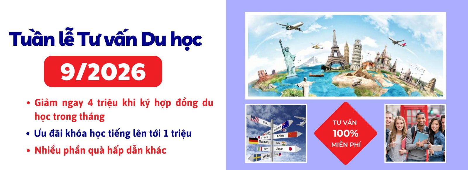 tuần lễ tư vấn du học tháng 9