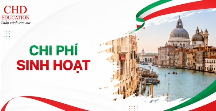 chi phí sinh hoạt tại Ý