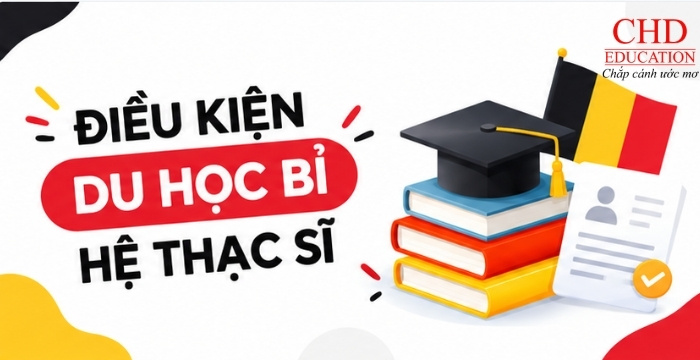 điều kiện du học Bỉ hệ thạc sĩ