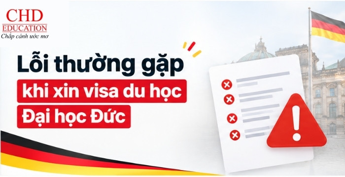 lỗi thường gặp khi xin visa du học đại học Đức